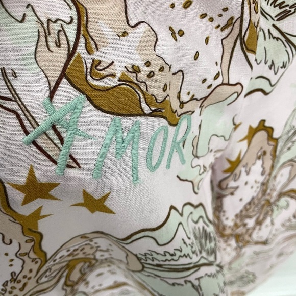 Las Surenas Amor Collection Linen Blend Pants Coastal 18 - Picture 5 of 8